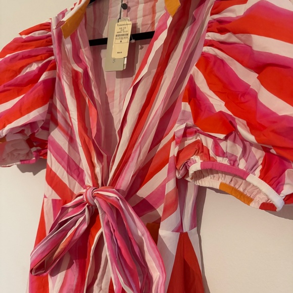 NWT SILVIA TCHERASSI Pavia Stripe Midi Dress - Picture 2 of 11